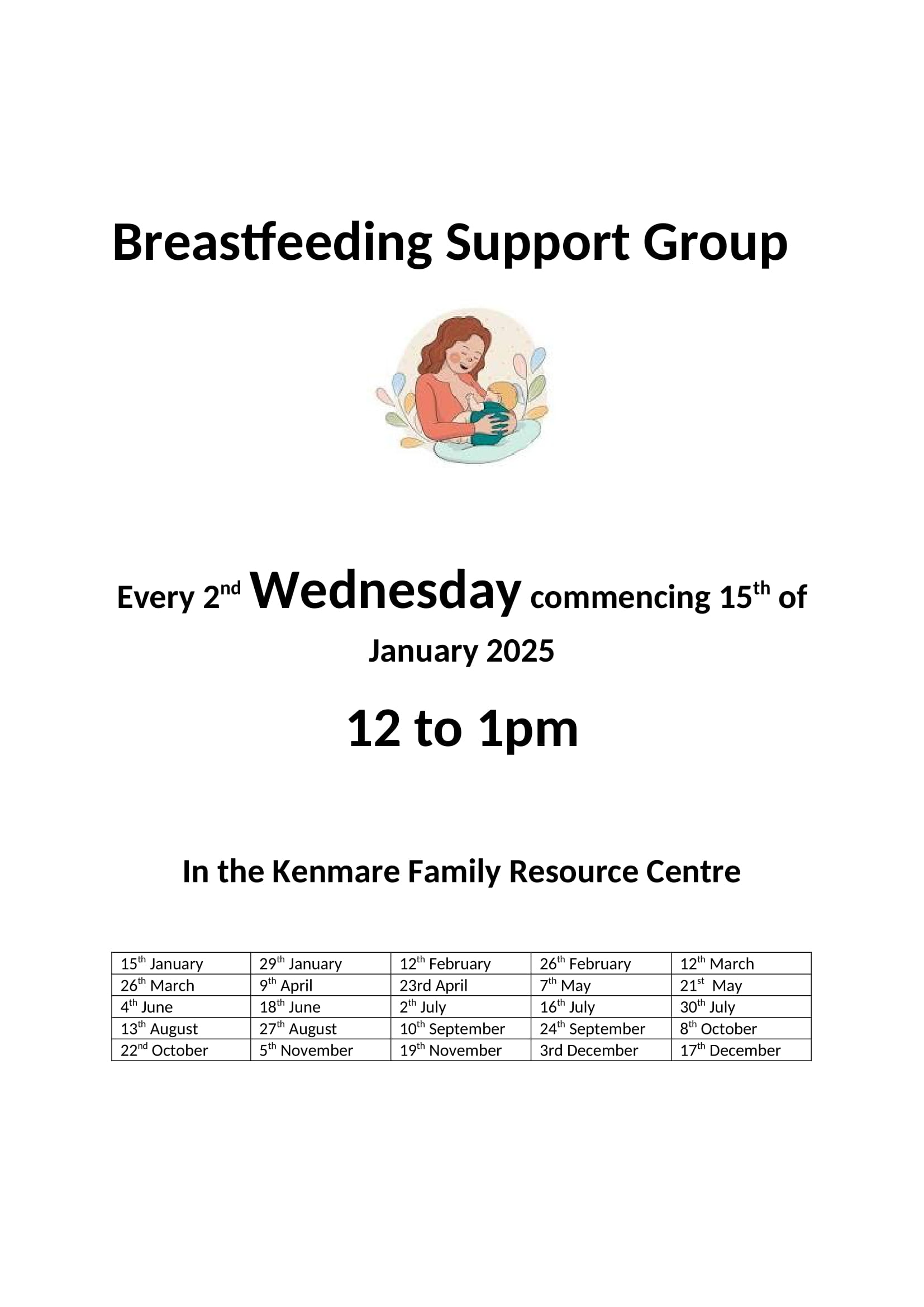 Breastfeeding Support group 2025 1