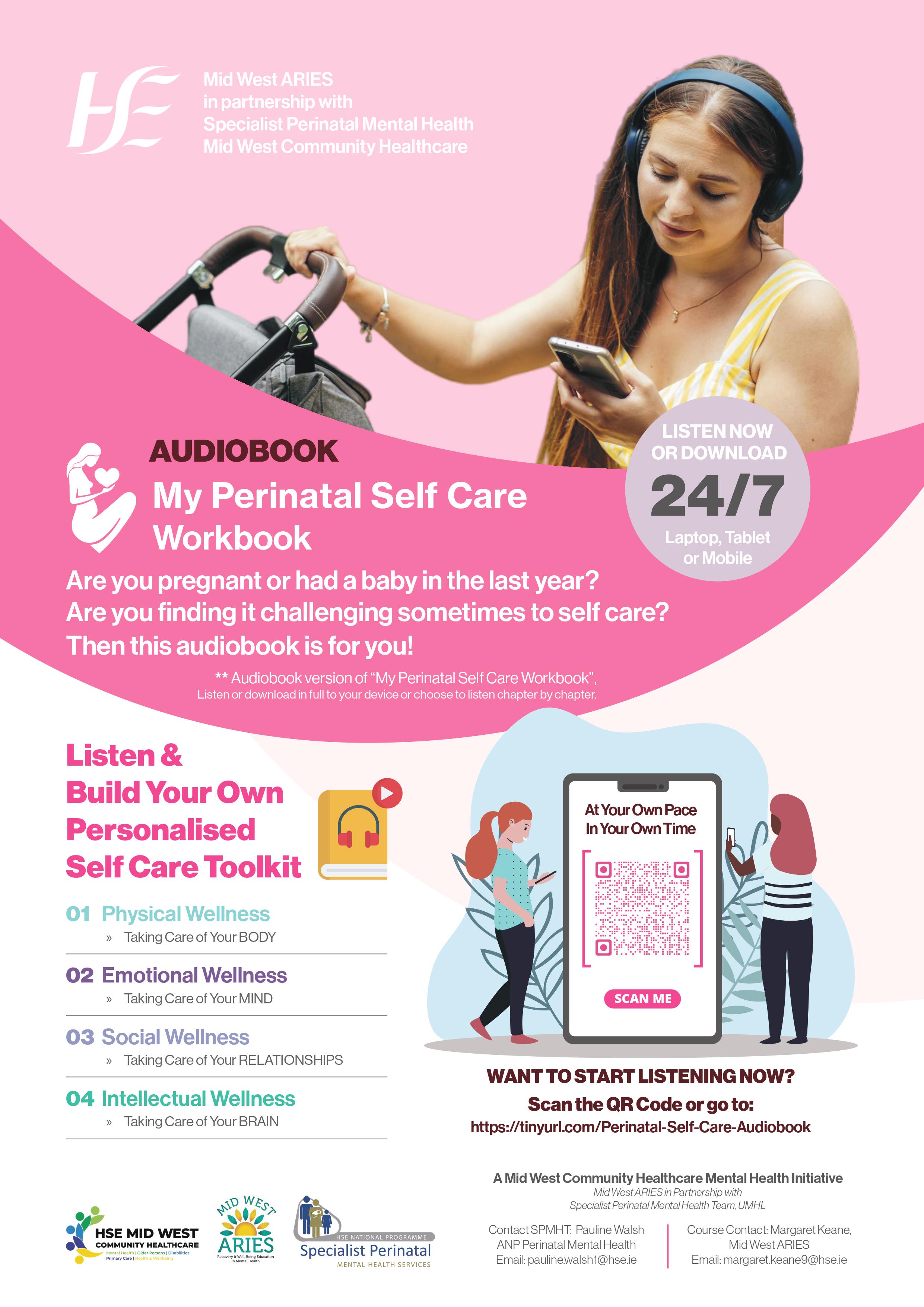 My Perinatal Self Care Audiobook Poster June 2024 1
