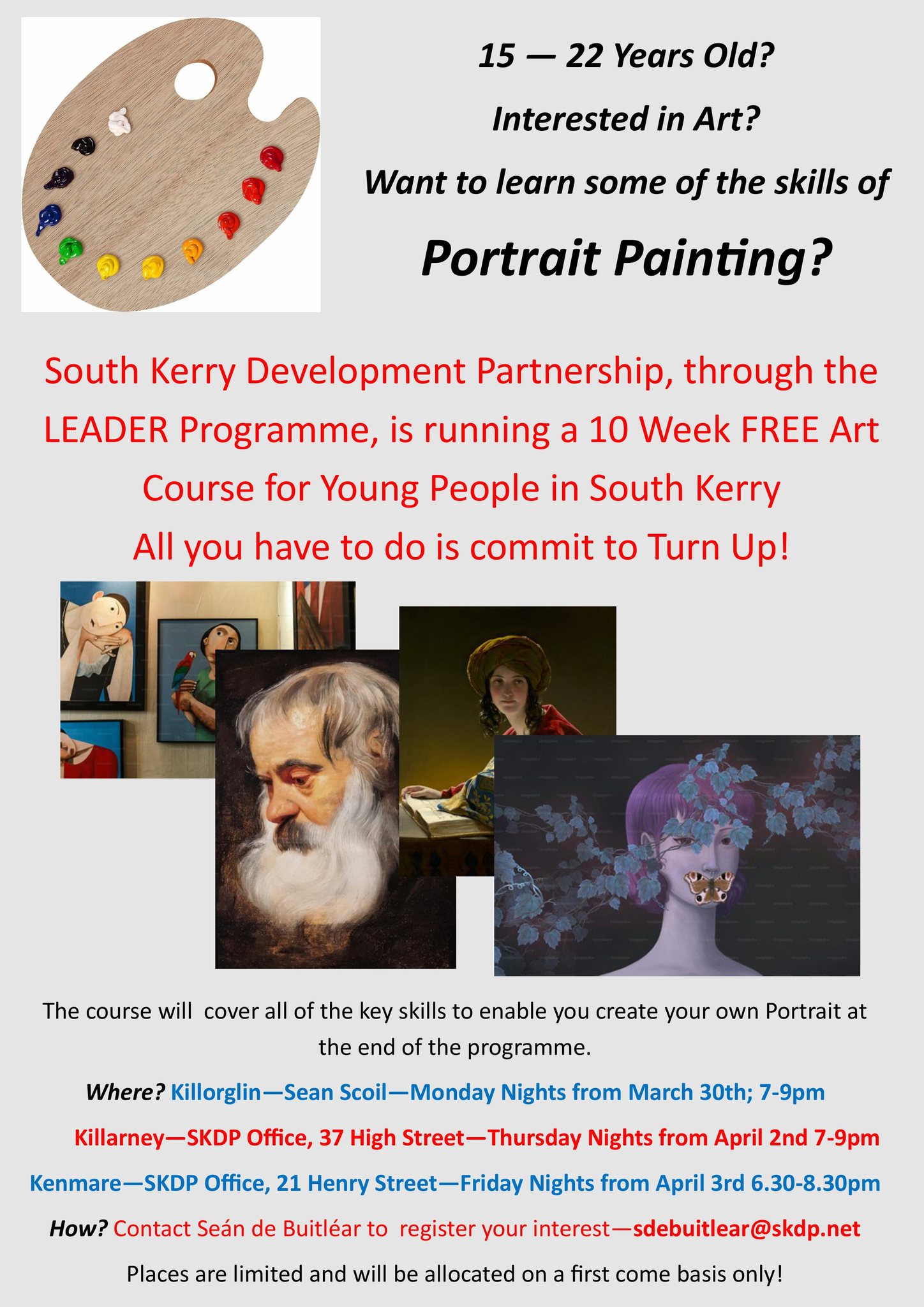 Poster for Art Course