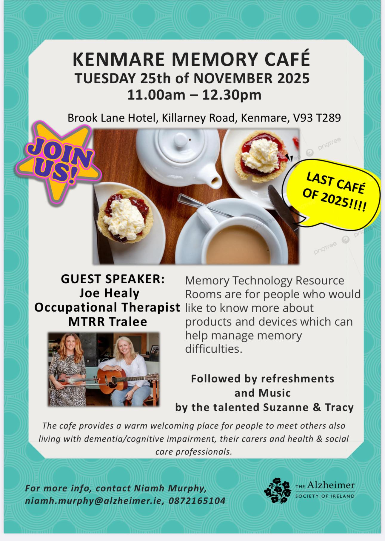 memory Cafe november